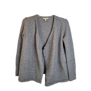 41 Hawthorn Cardigan Sweater Gray Open Front Knit Preppy Women's Size Small